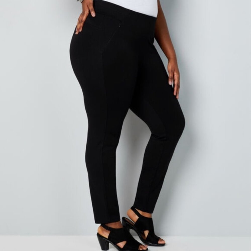 Ponte Wide Waist Legging 14/16 AVG